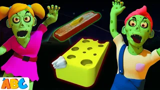 🧟Green Zombies Say Where's My Cheese and Toast? Spooky Scary Songs For Kids by @AllBabiesChannel