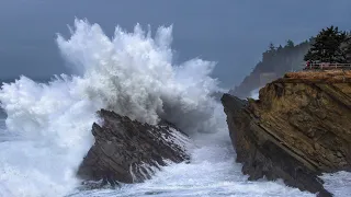 Watch a King Tide on the Oregon Coast