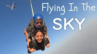 Flying in the Sky | Sky Dive | Ahaana Krishna | Dubai