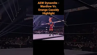 AEW Dynamite - Wardlow Vs. Orange Cassidy Highlight 💥 #shorts #aew #aewdynamite #orangecassidy