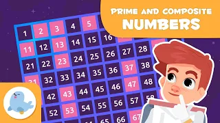 PRIME AND COMPOSITE NUMBERS for Kids 🚀 What are Prime Numbers? 🪐 MATH for Kids