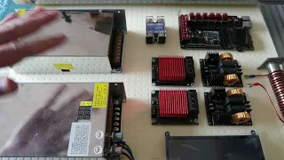 Custom 3D printer board, mosfets, induction heating and power supply setup