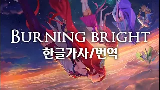 [한글가사] 리그오브레전드 별 수호자   로그인 화면 노래 Burning bright 가사/번역