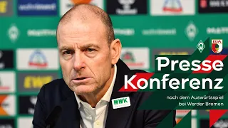 Pressekonferenz nach Bremen | Thorup und Werner