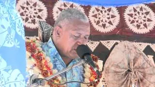 Fijian Prime Minister Commodore Voreqe Bainimarama Opens Boleanamate Waiting Shed, Lautoka.