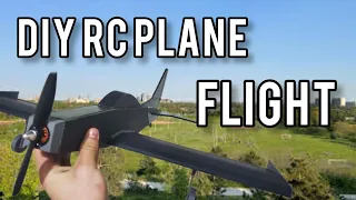 NEW SCRATCH BUILT RC PLANE OVERVIEW+MAIDEN FLIGHT!!! (PF-2)