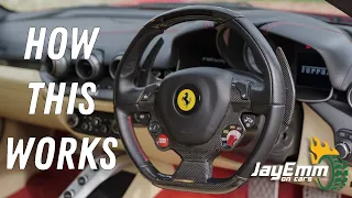 Understanding the "Confusing" Controls in Modern Ferraris - 458, 488, F12 etc...