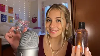 ASMR Fast Tapping on Gifts/Things 🎄 Whispered Rambling