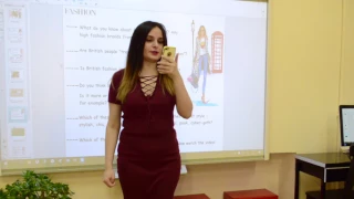 Видео-урок "Fashion English" в Capital School с Ириной Цушба!