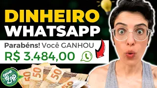 DESCOBRI como ganhar dinheiro na internet pelo WhatsApp DE VERDADE!