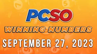 P29M Jackpot Grand Lotto 6/55, 2D, 3D, 4D, and Megalotto 6/45 | September 27, 2023