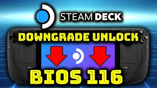 Steam Deck - Downgrade BIOS 118 to BIOS 116 and unlock for Smokeless UMAF undervolt / overclock