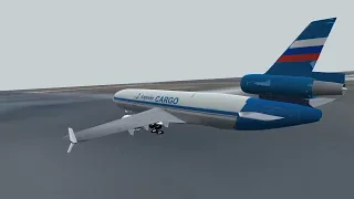 Aerohoer Cargo Flight 2847 Emergency Landing animation