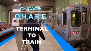 CTA Blue Line from Chicago O’Hare Terminal 2