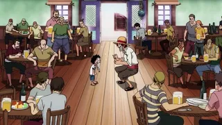 Luffy Eats Gum-Gum Devil Fruit | Shanks Bakayaro | One Piece Scene | 1080P 60FPS