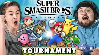 Super Smash Bros. Ultimate TOURNAMENT! | React: Gaming