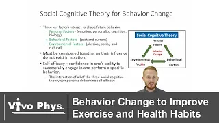 Behavior Change to Improve Exercise and Health Habits