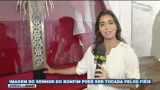 Imagem do Senhor do Bonfim pode ser tocada pelos fiéis