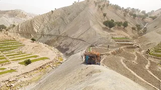 Transferring Water to the Rice Fields_the village lifestyle of Iran