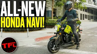 Breaking News: The Brand New Honda Navi Is The Most Affordable, Easy-to-Ride MiniMoto You Can Buy!