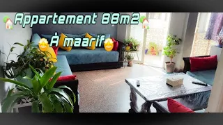 🏡شقة راقية 🏡تتواجد بحي راقي 🤩في الدار البيضاء  //Appartement🏡à maarif 🤩88 m2