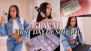 GRWM: FIRST DAY OF SCHOOL 2022! |4am morning routine, what's in my bag, finding an outfit, & more!