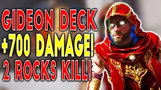 PARAGON CRAZY GIDEON DECK! SO MUCH DAMAGE WITH 1 ROCK!