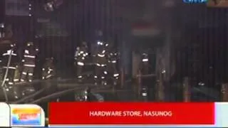 UB: Hardware store sa Commonwealth Avenue sa QC, nasunog