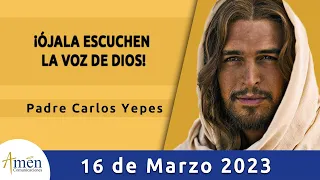 Evangelio De Hoy Jueves 16 Marzo 2023 l Padre Carlos Yepes l Biblia l  Lucas 11, 14-23 l Católica