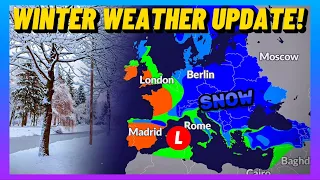 Very Cold and Snowy Weather For Europe and the U.S to end November! | WWS