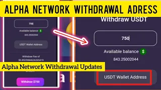 Alpha Network Coin Withdrawal New Updates | Accurate ANC Withdrawal address |Binance|TrustWallet etc