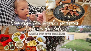 Fizemos fondue em casa | Rotina do lar | Eu amo curti minha família | Vlog gravado com amor 😍