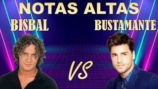 DAVID BISBAL VS DAVID BUSTAMANTE || NOTAS ALTAS - AGUDOS