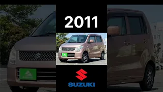 evolution of maruti Suzuki wagon r (2001-2023) #short #viral  #wagonr #tranding