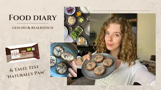 FOOD DIARY + TASTE TEST Naturally Pam Brownie Bar (ausgewogen & realistisch)