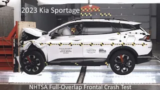 2023-2024 Kia Sportage / Sportage Hybrid NHTSA Full-Overlap Frontal Crash Test
