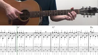 Come Together by The Beatles (Fingerstyle Tab)