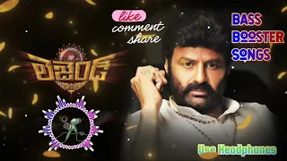 Legend🎧 Bass Boosted Songs🎧 | Nee Kanti Choopullo Video Song | Balakrishana, Jagapathi Babu