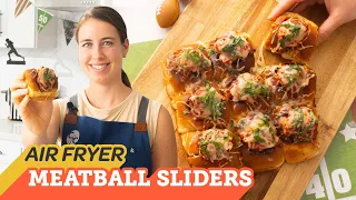 Air Fryer Meatball Sliders (Superbowl Sunday Recipe) | Cooking with Cosori