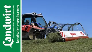 Ein Bandschwader mit Saugeffekt | landwirt-media.com