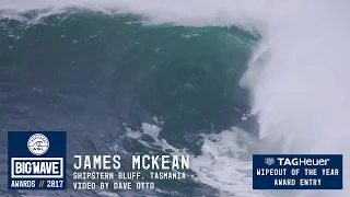 James McKean at Shipsterns - 2017 TAG Heuer Wipeout of the Year Entry - WSL Big Wave Awards