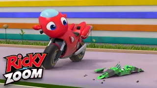 The Broken Mega Beat Blaster ⚡️Quick Lets Fix It! ⚡️ Motorcycle Cartoon | Ricky Zoom