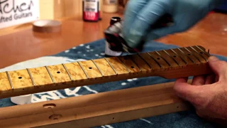 Hand Finishing a Guitar