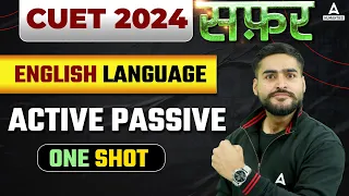 CUET UG 2024 Preparation | English Language by Aditya Bhaiya | Active Passive - One Shot
