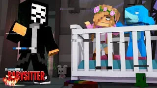 MY BABYSITTER IS ... THE HACKER! | Minecraft Little Kelly