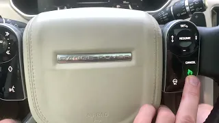 Изменение вида панели приборов Range Rover