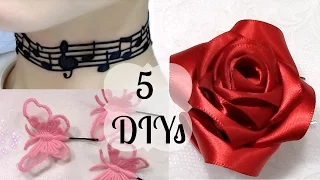 5 DIY Creative&Cute Accessories Must Try | Ribbon&Lace Hacks