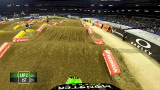 GoPro: Adam Cianciarulo | 2021 Monster Energy Supercross | Indianapolis 1 | 450 Heat 1 Highlights