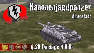 Kanonenjagdpanzer 105  |  6,2K Damage 4 Kills  |  WoT Blitz Replays