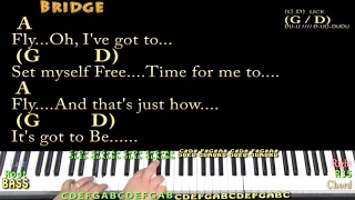 Time For Me To Fly (REO Speedwagon) Piano Cover Lesson in D with Chords/Lyrics